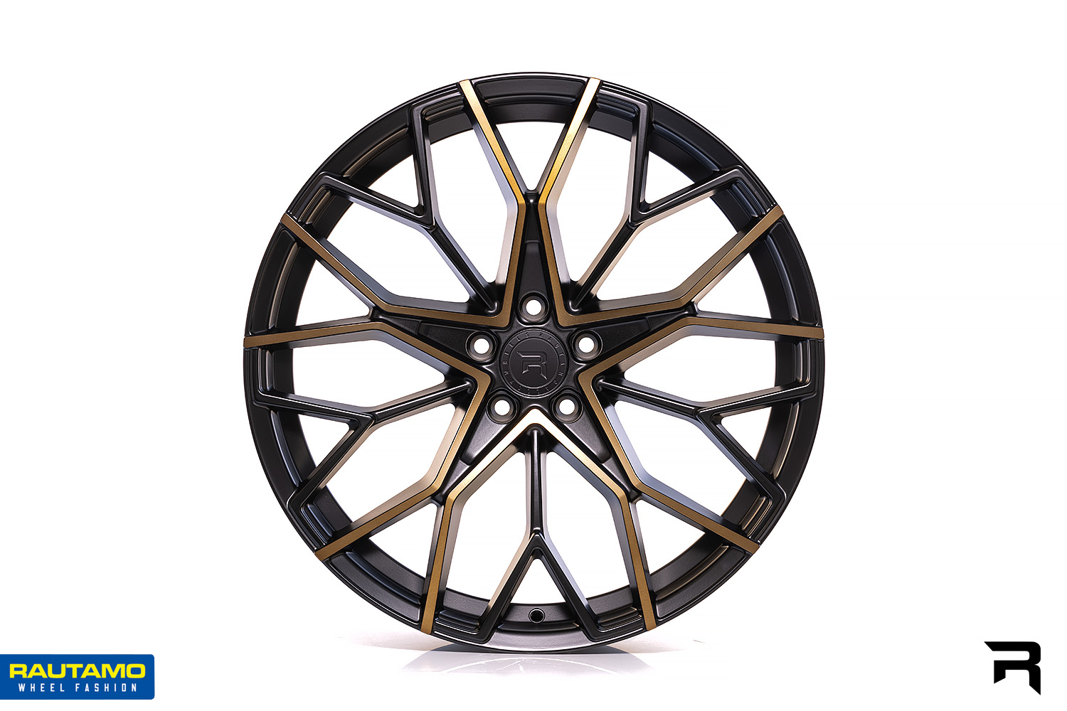 Rautamo R-Series R15 Satin Black Bronze vanteet autoon bil fälgar