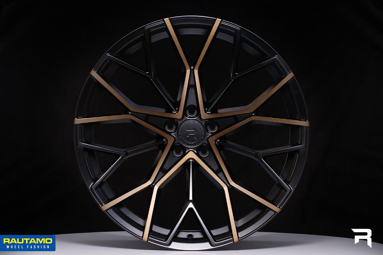 Rautamo R-Series R15 Satin Black Bronze vanteet autoon bil fälgar