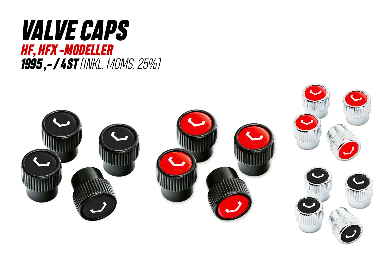 Vossen venttiilit ventiler Valve Caps