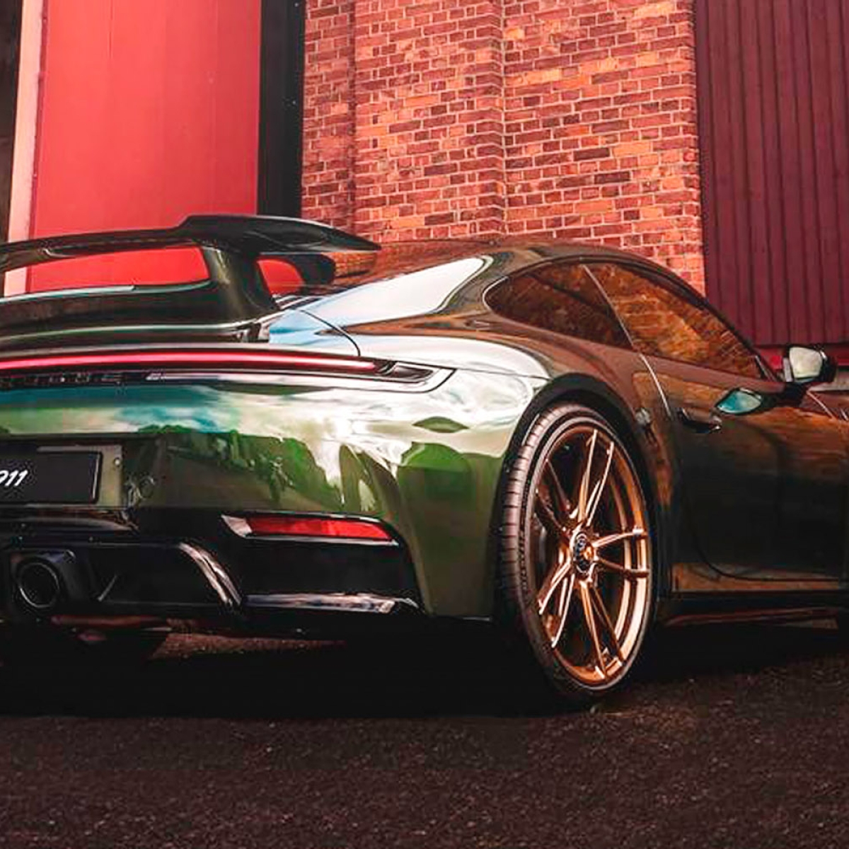 Porsche 911, Vossen Forged S17-06 48 CUSTOM COLORS