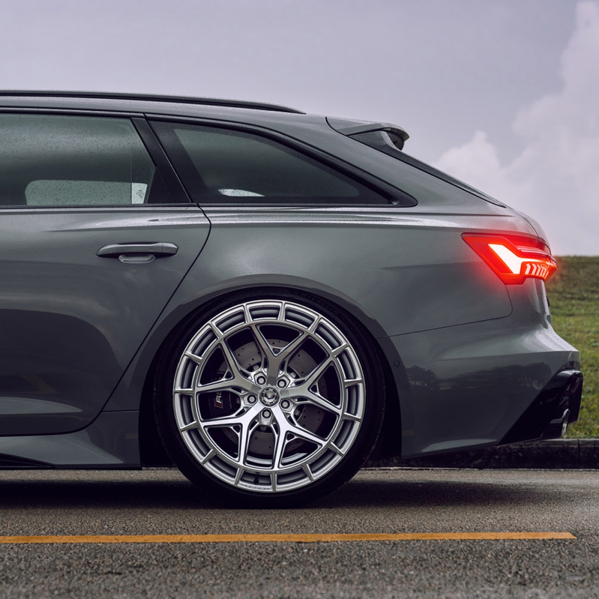 Audi RS6 Vossen HFX-1 Silver