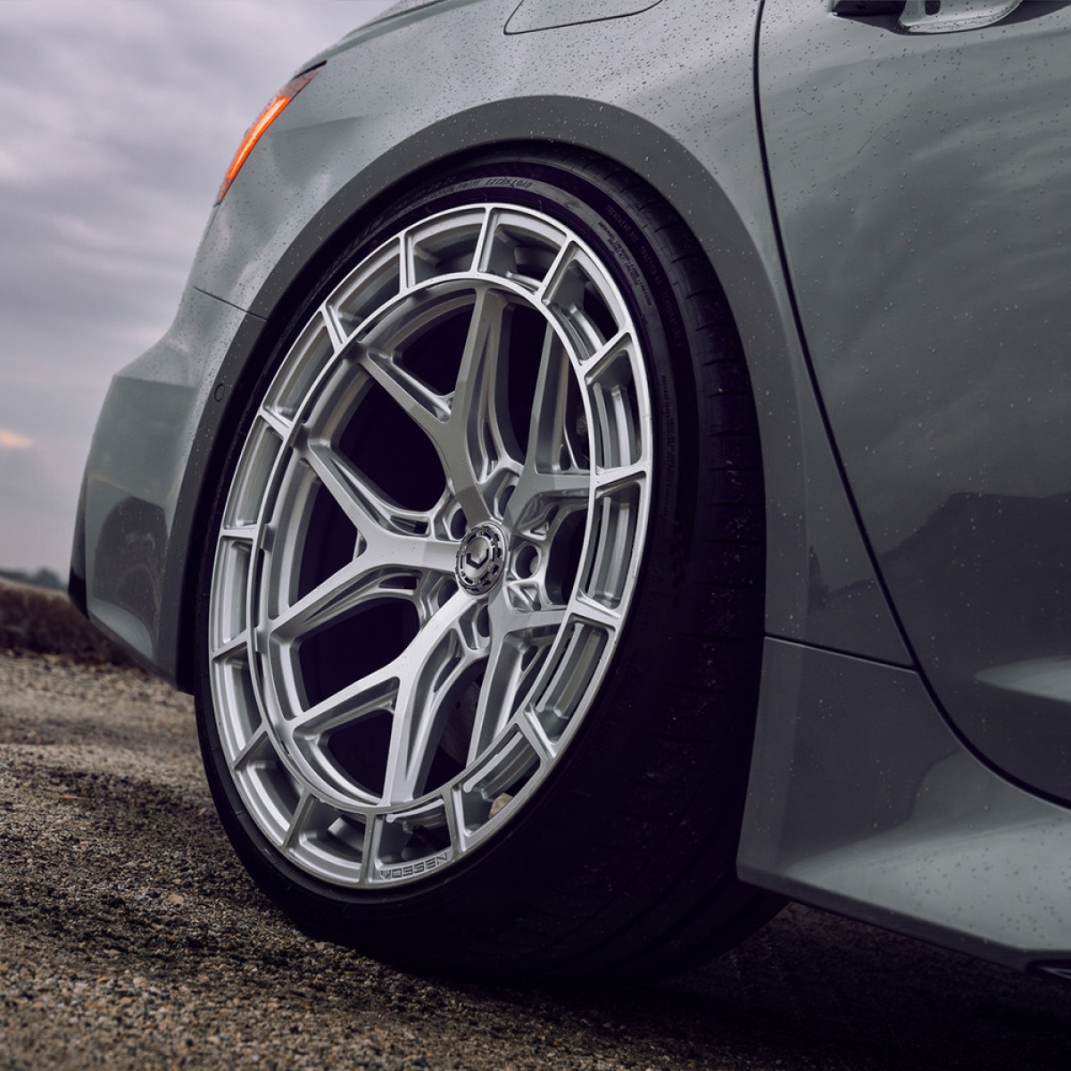 Audi RS6 Vossen HFX-1 Silver